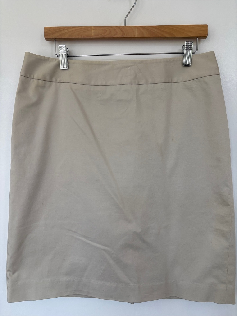 Talbots Light Beige Pencil Skirt